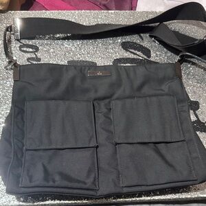 Gucci Black crossbody Bag with Dual Front Pockets